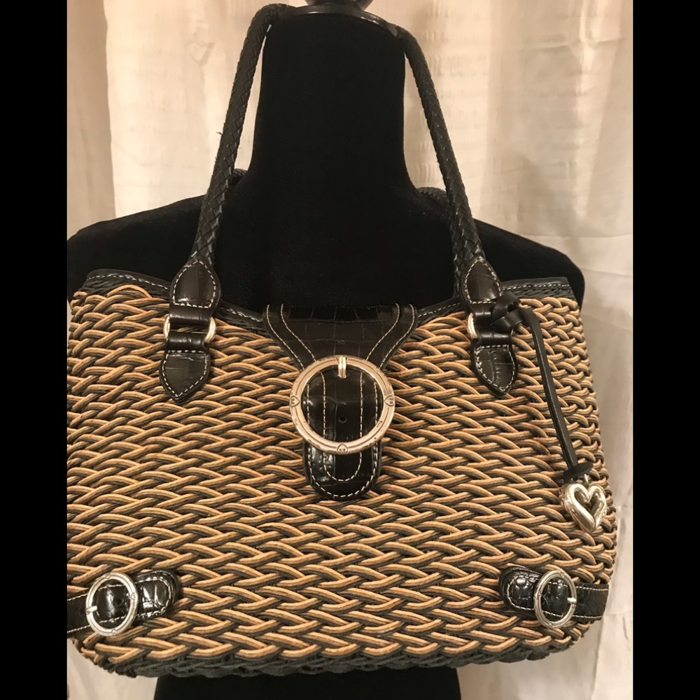Brighton Authentic Vintage Straw Woven Purse